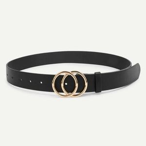 Double Circle Buckle Belt